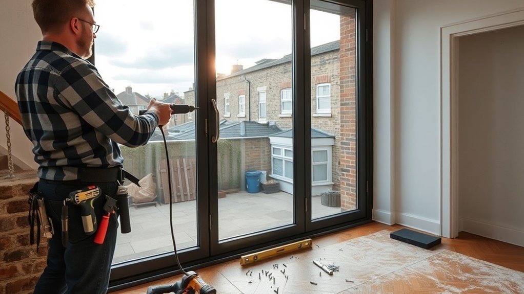 Aluminium Door Installation Esher