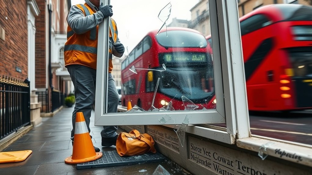 Broken Glass Replacement Esher