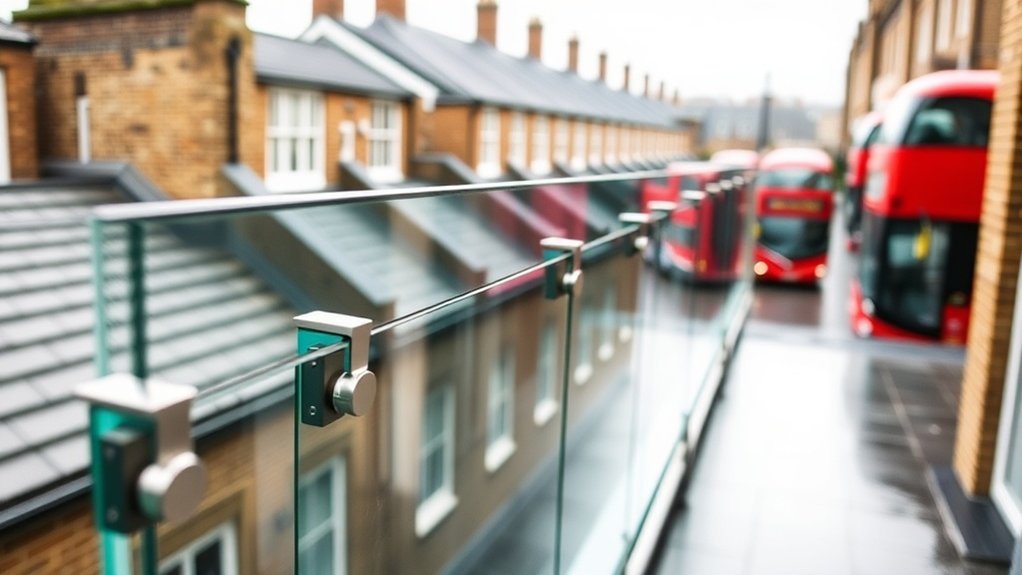 Glass Railing Installation Esher