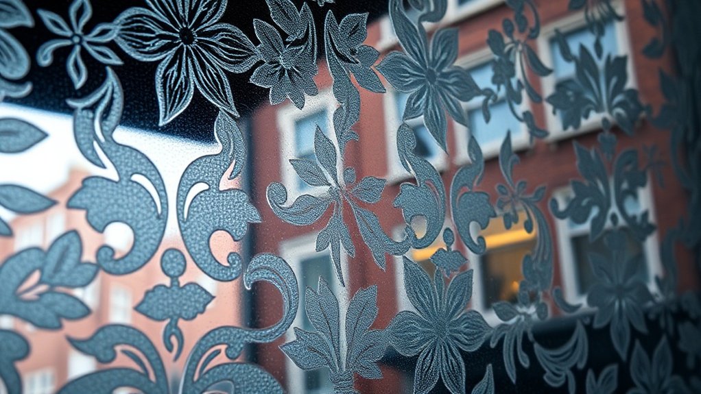 Patterned Decorative Glass Esher