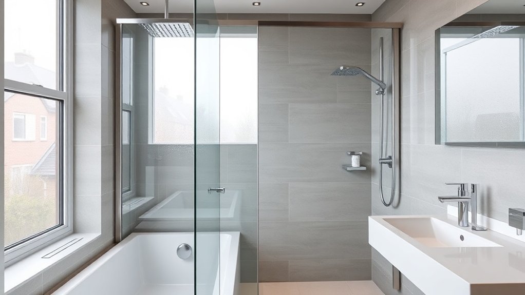 Semi-Frameless Shower Screens Esher